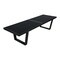 Leisuremod Home Furniture Mid-Century Black Inwood Platform Bench - 5 Feet